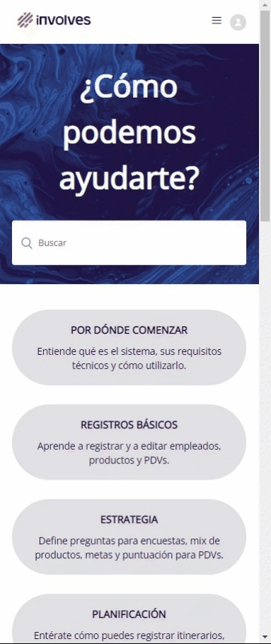 Formulario para enviar una solicitud en la Central de Ayuda
