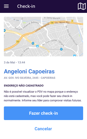 ENDEREÇO NÃO CADASTRADO